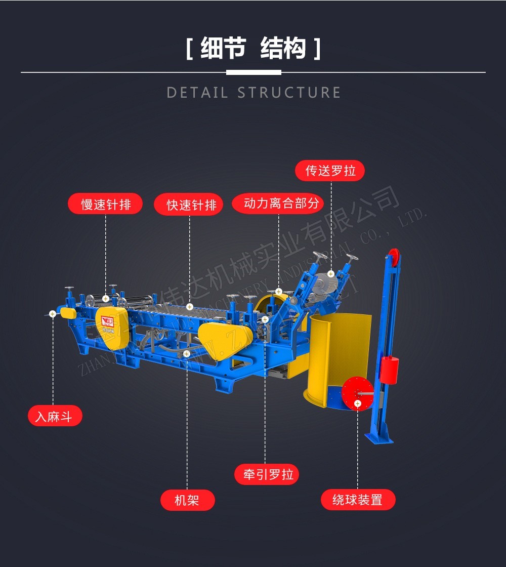 Sisal combing machine